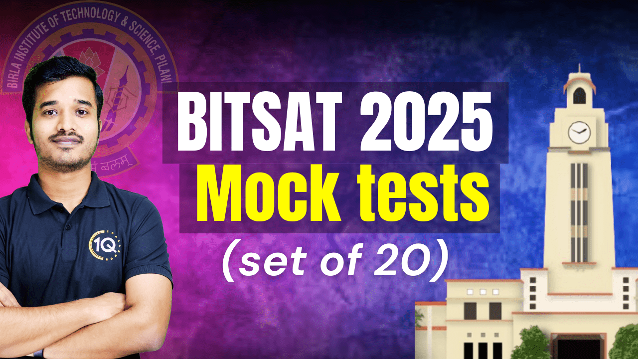 BITSAT 2025 (20) Mock Tests (Set of 20)