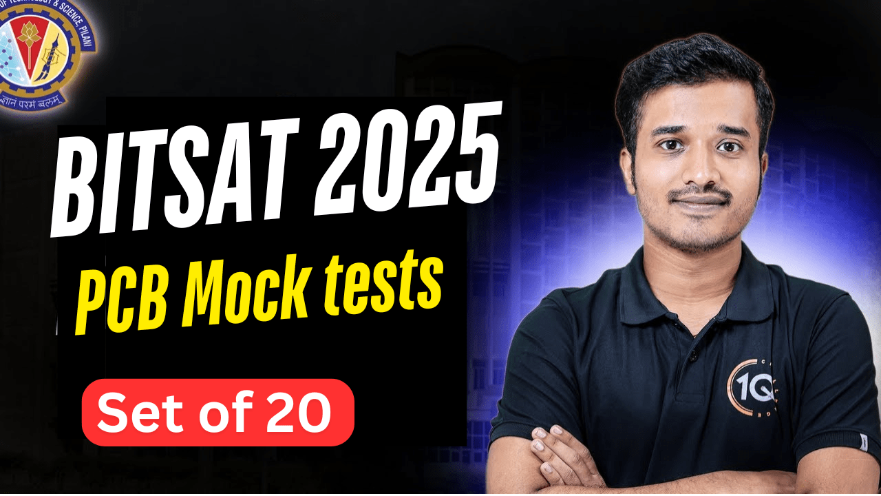 BITSAT 2025 PCB (20) Mock Tests 