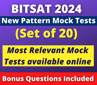 BITSAT 2024 (20) Mock Tests (Set of 20)